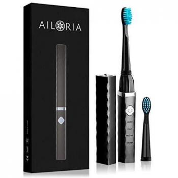 Spazzolino Elettrico da Viaggio Ailoria FT-271B Nero Argento