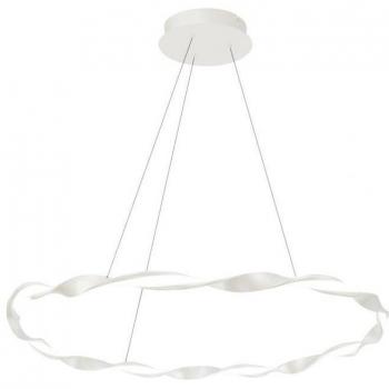 Pendente Luminoso 36W Cristalrecord Sand Bianco