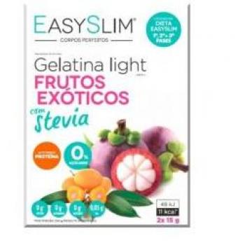 Gelatina Light Frutos Exóticos 2 x 15g com Stevia