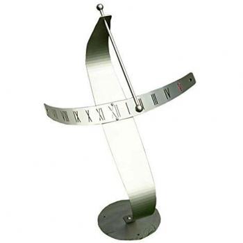 Sunburst Field Sculpted Garden Timepiece