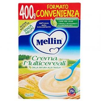 Mellin Crema di Risotto con Verdura, 400 gr