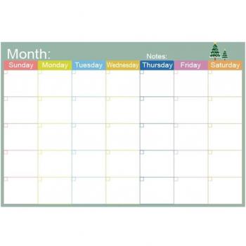 Innovative Refrigerator Dry Erase Calendar