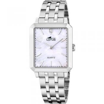 Lotus L18980 Women's Silver Square Watch (One Size)