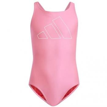 Adidas Performance Big Bars Swimsuit Mädchen Badeanzug, Rosa 152