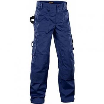 Blaklader 15701860 Pantalon artisanal sans poche à clous, Bleu marine, taille D84