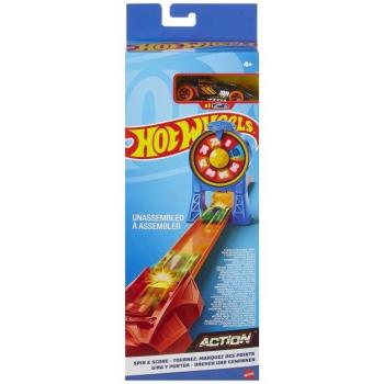 Mattel Hot Wheels Pista de Lanzamiento Gira y Pontúa
