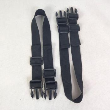 Organizador Traspasado Negro 30x24x8cm para Asiento Motocicleta