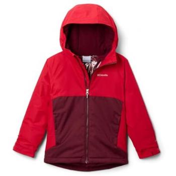 Columbia Alpine Action III Rich Wine Melange Mountain Red Winter Jacket (Boys, 14‑16)