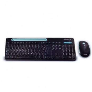 Teclado y Mouse Inalámbrico Techzone TZ20COMB02-INA