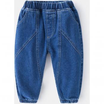 Pantalones casuales de niño en terciopelo