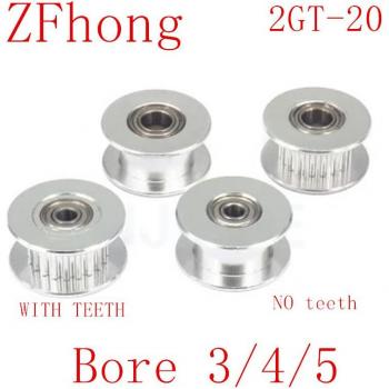 Diámetro Interno de Polea Pasiva Rueda Síncrona 2GT 20 Dientes 8mm