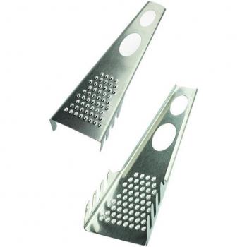 Multifunktions-Käse-Reibe mit Gitter – 2‑teiliges Küchengerät