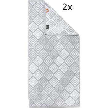 Modernes Rauten Handtuch Set