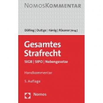 Gesamtes Strafrecht, m. 1 Buch, m. 1 Online-Zugang: StGB | StPO | Nebengesetze