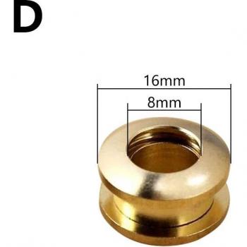 Solid Brass Grommets with Washers for Bags and Clothing