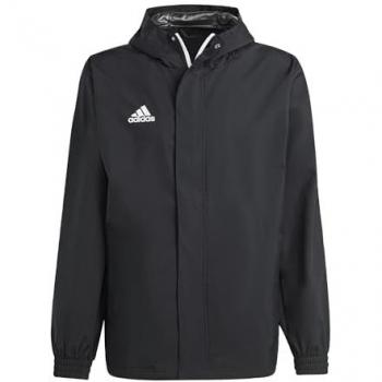 Adidas Black Entrada 22 All‑Weather Coat