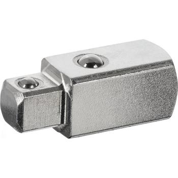 Attacco Quadrato Passante 1/4 L.25mm con Blocco a Sfera Gedore