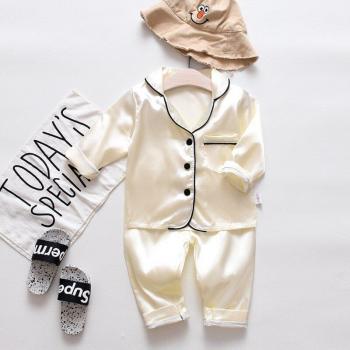 Diimuu Winter Whisper Cotton‑Silk Kids’ Bedtime Outfit