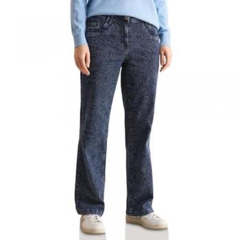 Damen Jeans CECIL Gerade 31, 32, Mid Blue Wash