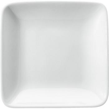 VEGA Platte „Damaskus Quadrat“ – 17 × 17 × 2,6 cm – Weiß – 6‑teilige Box