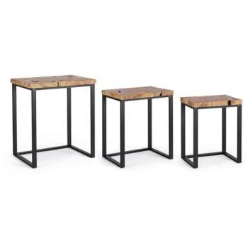 Tavolini Bizzotto – Set Elwood in Legno