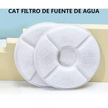Fuente de Agua Gato 2.0L Filtro Tríptico Resina Iónica
