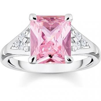 Thomas Sabo Schmuckstück mit pinken und weißen Kristallen