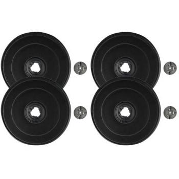 4x Vhbw Activated Carbon Filter for Miele Extractor Hoods