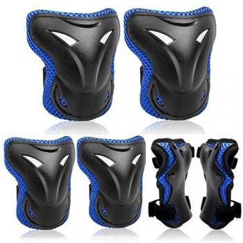 LUCTHY Kids Knee Elbow Wrist Guards Set