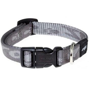 Rogz HB23‑L Alpinist Lederband – Matterhorn M, silbern