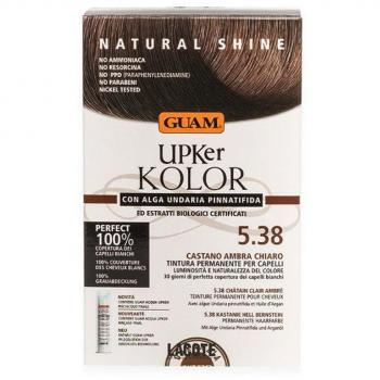 Guam Upker Kolor Tinta Capelli 5,38 Castano Ambra Chiaro Guam
