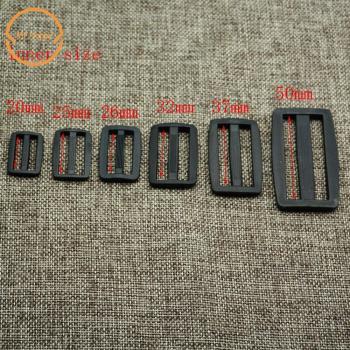 Paquete de 10 Hebillas Ajustables de Nylon/POM para Cinturón y Maleta (15mm/20mm/25mm/32mm/38mm/50mm)