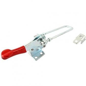 Sistema de Retención Base Bridada A13102200UX0072 – 450 Kg (992 Lb) – Toggle Clamp Rojo