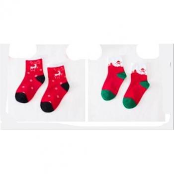 Kids Striped Snowflake Socks