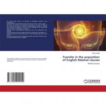 Transfer in the acquisition of English Relative clauses