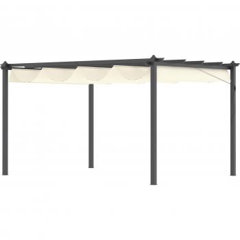 Pérgola Exterior 4x3m em Alumínio e Poliéster