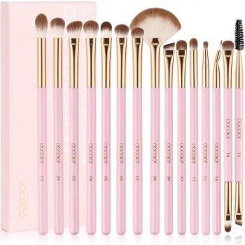 Kit de pinceles para ojos Docolor Soft Pink Pro