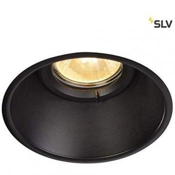 SLV Discreta lampada da incasso a soffitto Horn-O nera