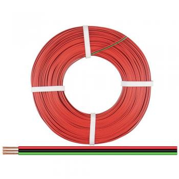 Cavo per cablaggi Donau 3 x 0.25 mm² Rosso, Nero, Verde 25 m