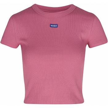 HUGO Damen T-Shirt Baby Blau