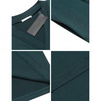 Unibelle Damen-Bademantel „Morning Bliss“ – Langärmliger Kimono, XL, V-Ausschnitt