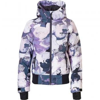 Giacca con Cappuccio Rehall Puffy Lilla/Bianco Baby