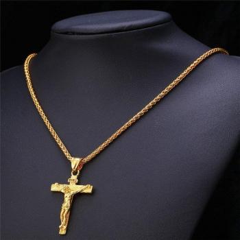 Punk Style Jesus Cross Necklace