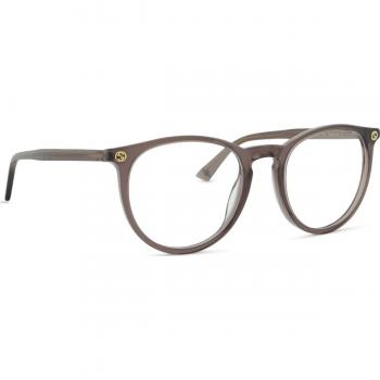 Gucci GG0027O 012 50 – Premium 50 mm Brown Optical Frames (Female)