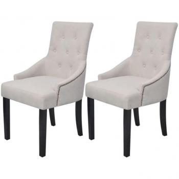 Sedie Relax Grigio Crema con Tessuto – Duo