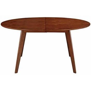 Table à manger extensible Miliboo Noyer – Design vintage – 150x200 cm – MARIK