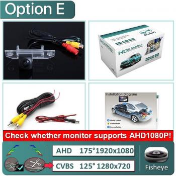 Caméra de recul AHD 1920*1080P GreenYi 170° pour Ford Focus 2 berline 2005 C-Max MK2