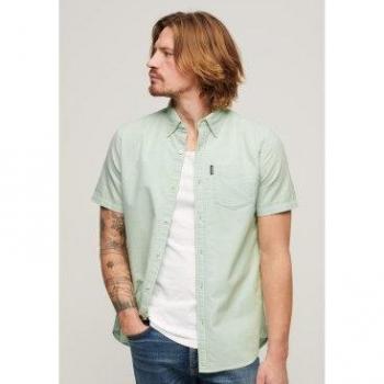 Hemd Superdry Oxford Vert 2XL