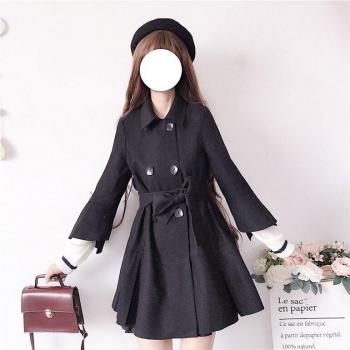 Japanese Style Women's Woolen Coat