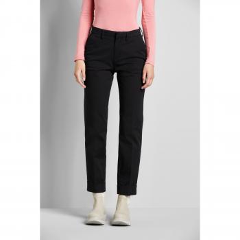 Bugatti Damen Chinohose, Stretch, schwarz, Gr. 42